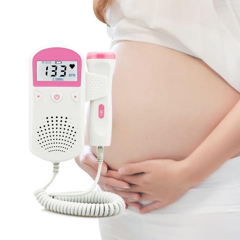 Fetal Doppler Ultrasound Baby Heartbeat Tracker